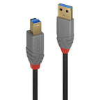 Lindy 36741 cable USB USB 3.2 Gen 1 (3.1 Gen 1) 1 m USB A USB B 5 Gbit/s Negro