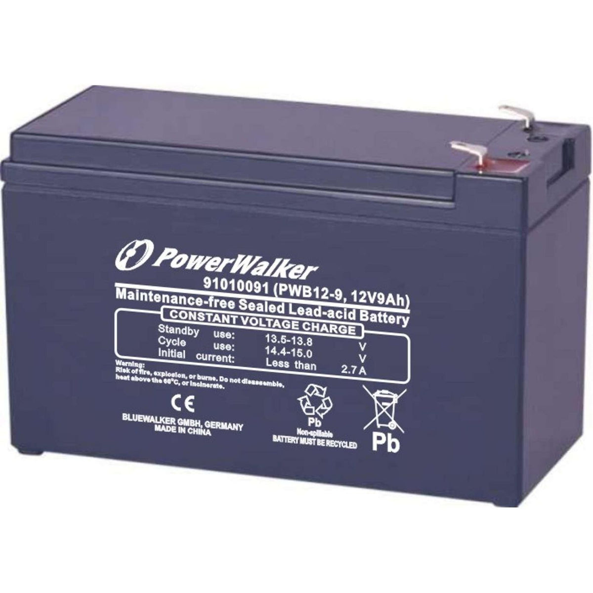 PowerWalker Battery 12V/9Ah PWB12-9 91010091