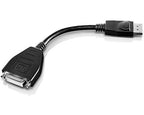 Lenovo 45J7915 adaptador de cable de vídeo 0,2 m DVI-D DisplayPort Negro