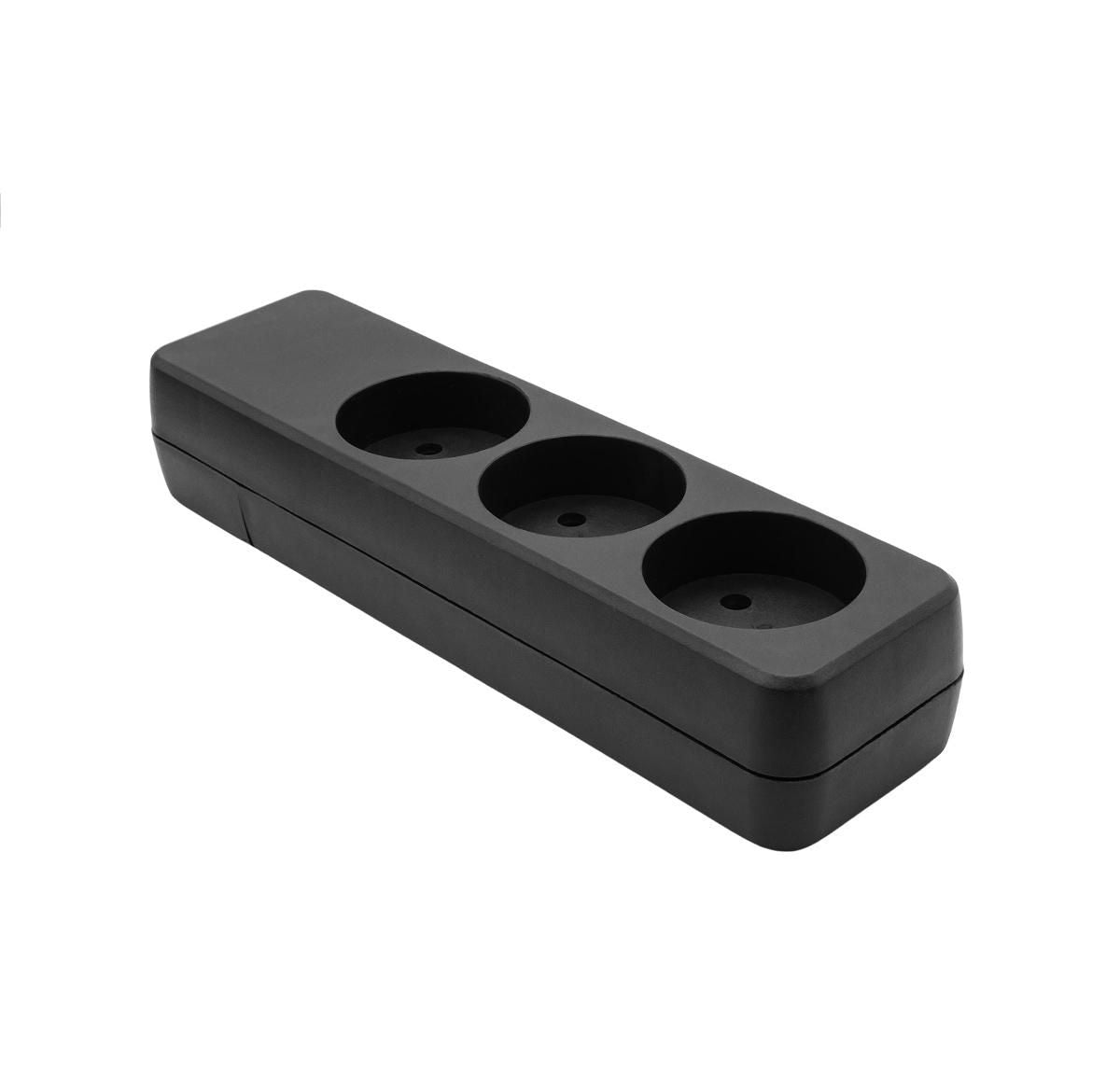 ProXtend Danish Power Strip 3-way Black K3-0B