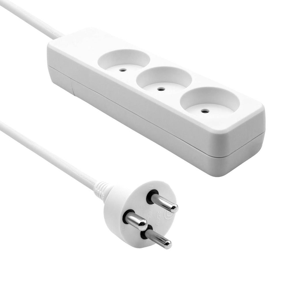 Microconnect MC-GRU0315DKW base múltiple 15 m 3 salidas AC Blanco