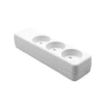 Microconnect MC-GRU0300EDBW base múltiple 0 m 3 salidas AC Interior Blanco