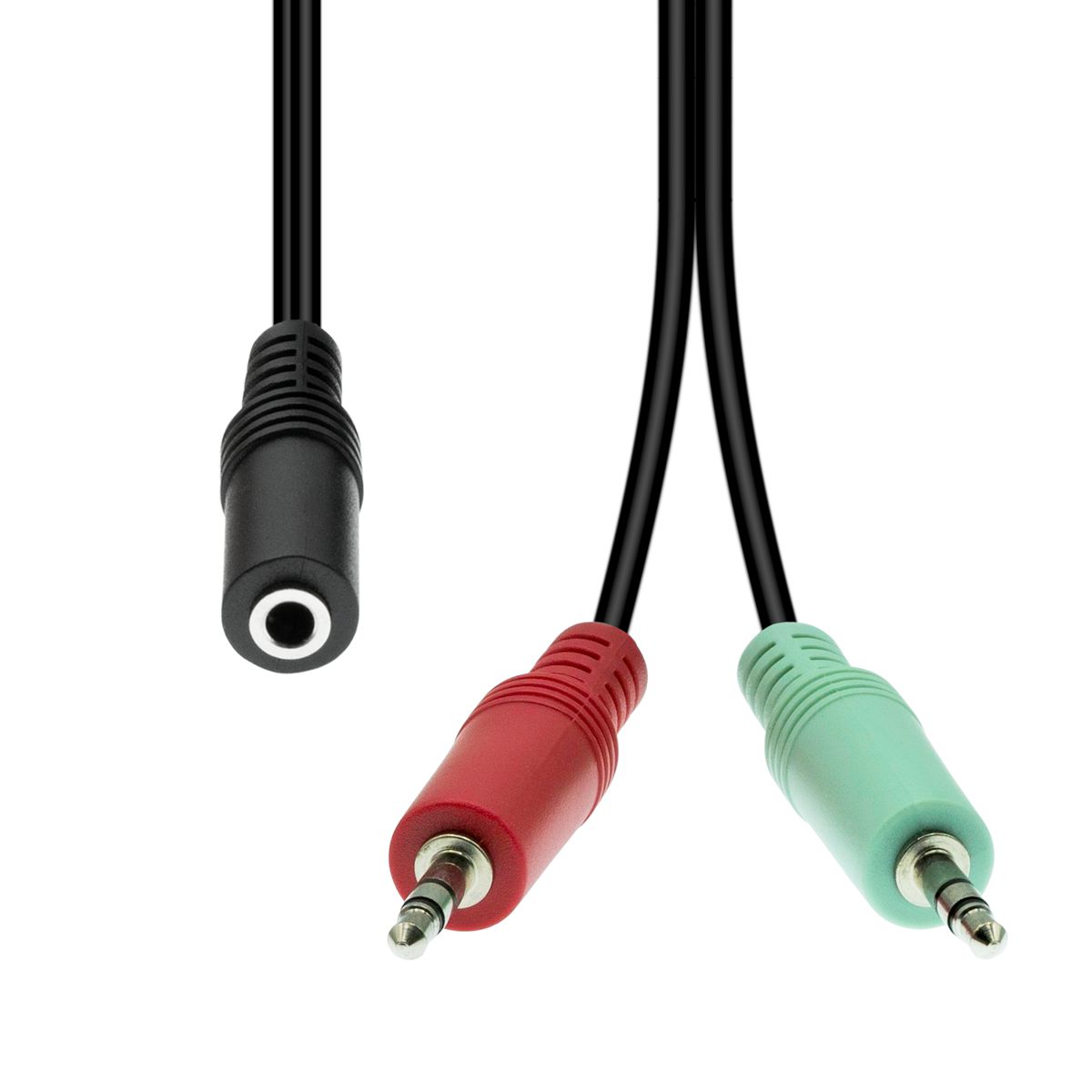 ProXtend 4-Pin to 2x 3-Pin Cable F-M M4F2XM3-004