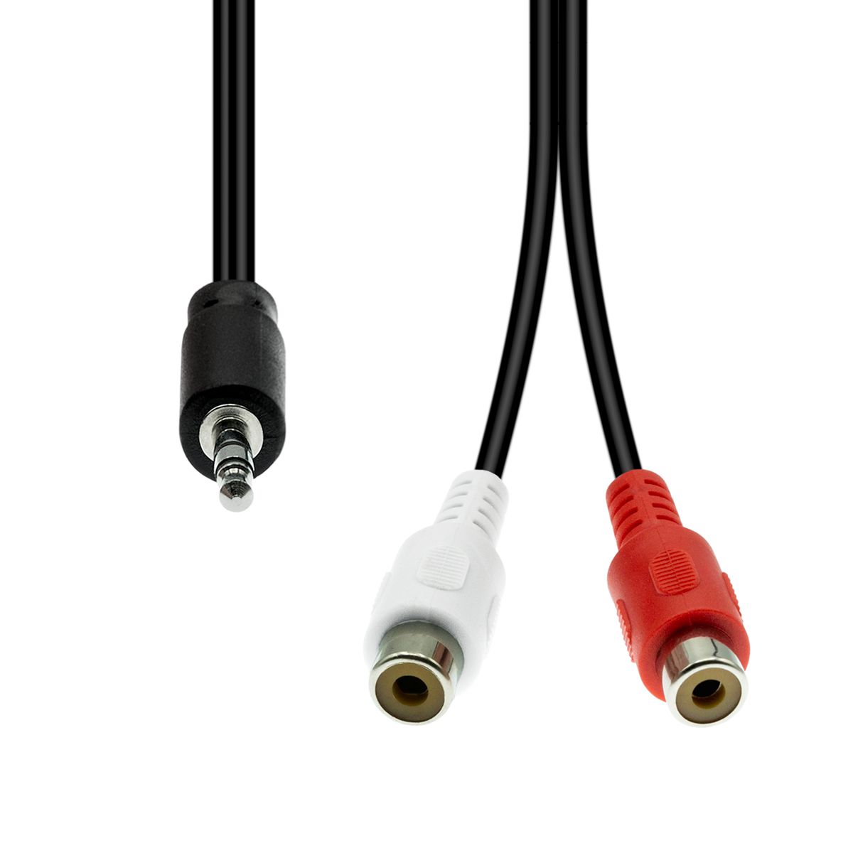 ProXtend 3-Pin to 2 x RCA Cable M-F M32XRCAF-002