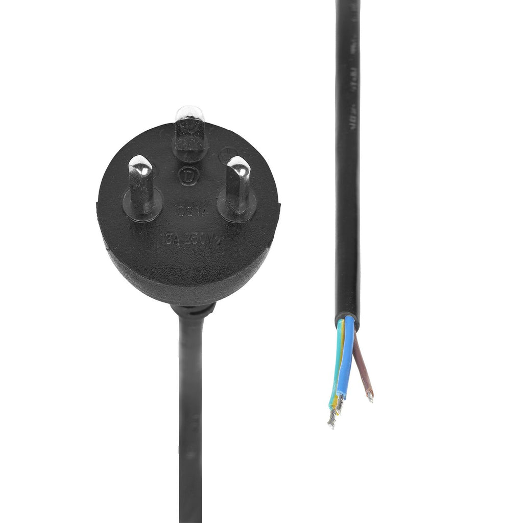 Microconnect MC-PE010EDBB-OE cable de transmisión Negro 10 m Enchufe tipo K