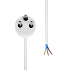 Microconnect MC-PE010EDBW-OE cable de transmisión Blanco 10 m Enchufe tipo K