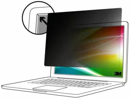 3M BP140W9B filtro para monitor 35,6 cm (14") Netbook Filtro de privacidad para pantallas sin marco