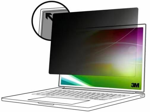 3M BP121W1B filtro para monitor 30,7 cm (12.1") Portátil Filtro de privacidad para pantallas sin marco