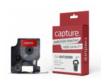 Capture CA-S0720580 cinta para impresora de etiquetas Negro sobre amarillo D1
