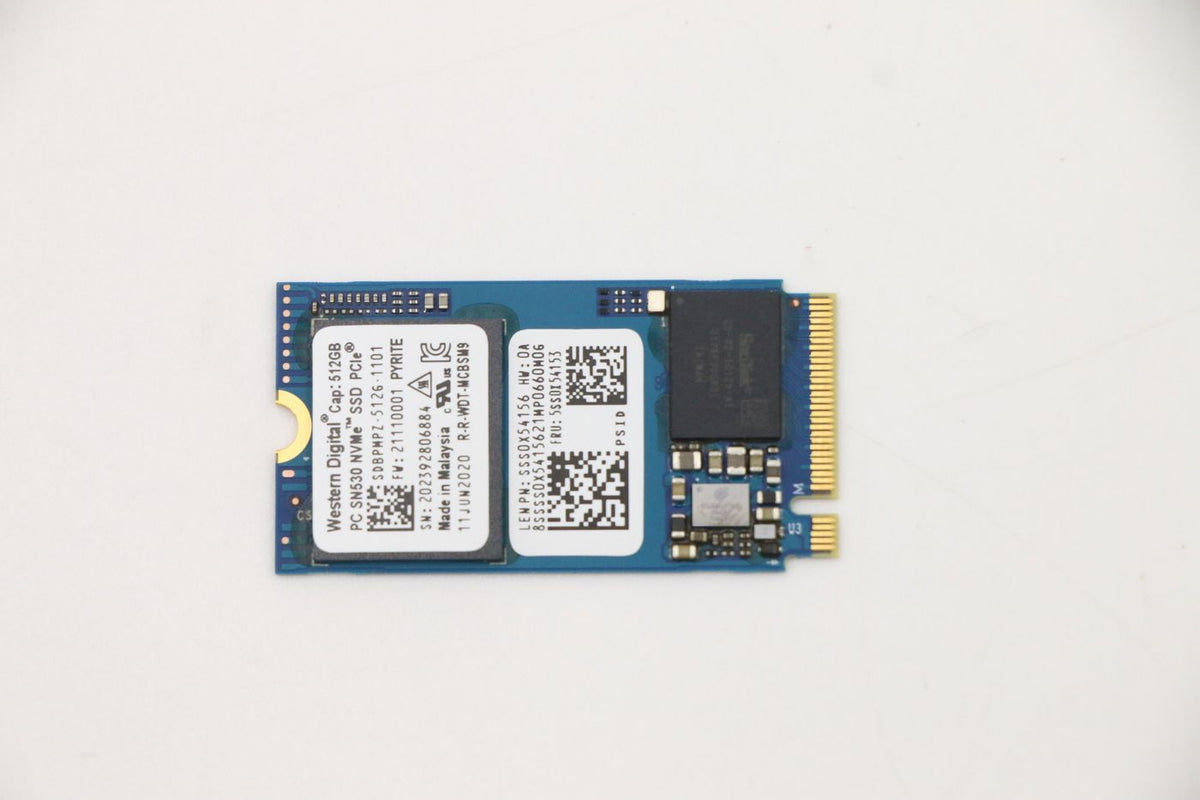 Lenovo 512GB PCIe NVMe M.2 2242 SSD 5SD1V34151