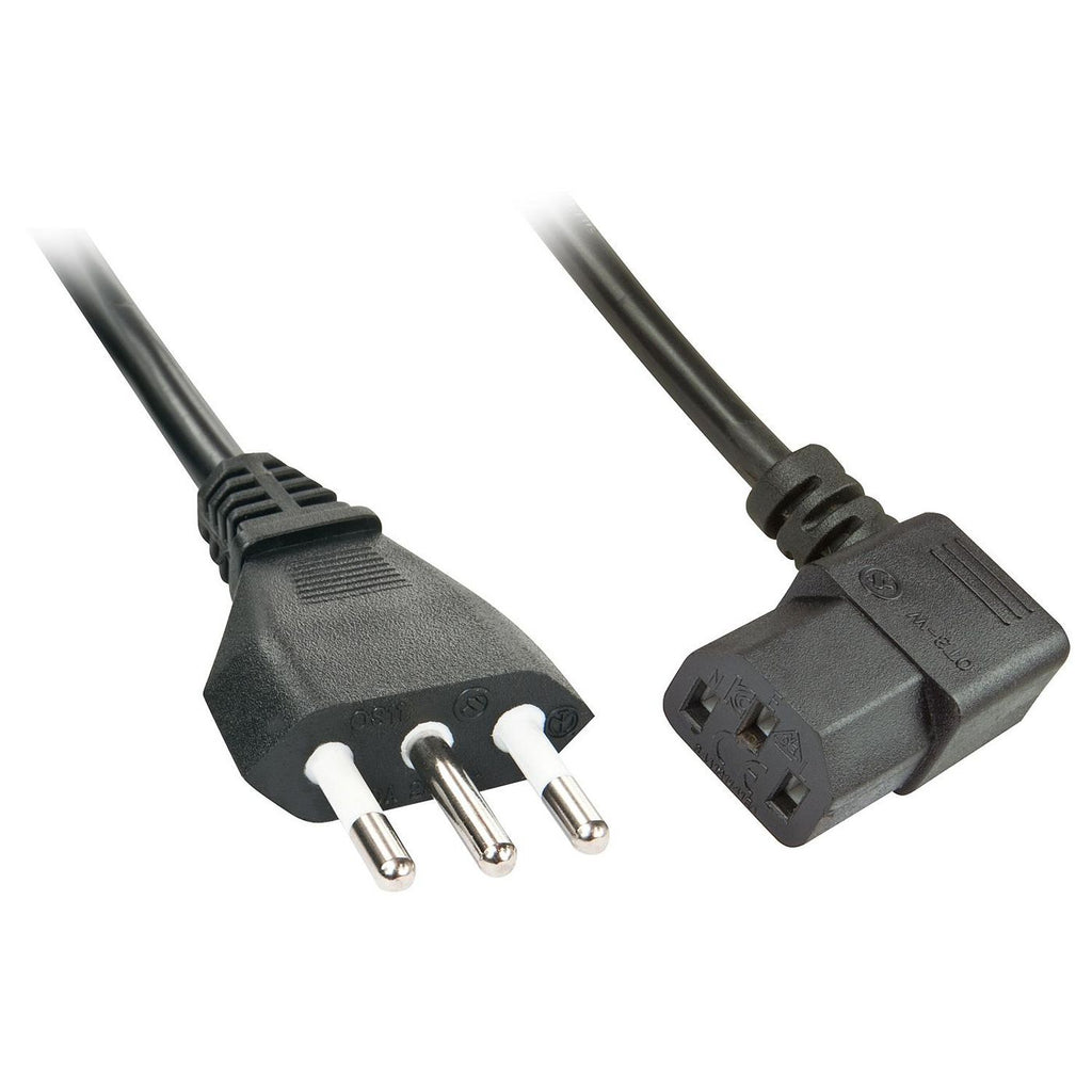 Lindy 30346 cable de transmisión Negro 2 m C13 acoplador