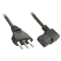 Lindy 30346 cable de transmisión Negro 2 m C13 acoplador