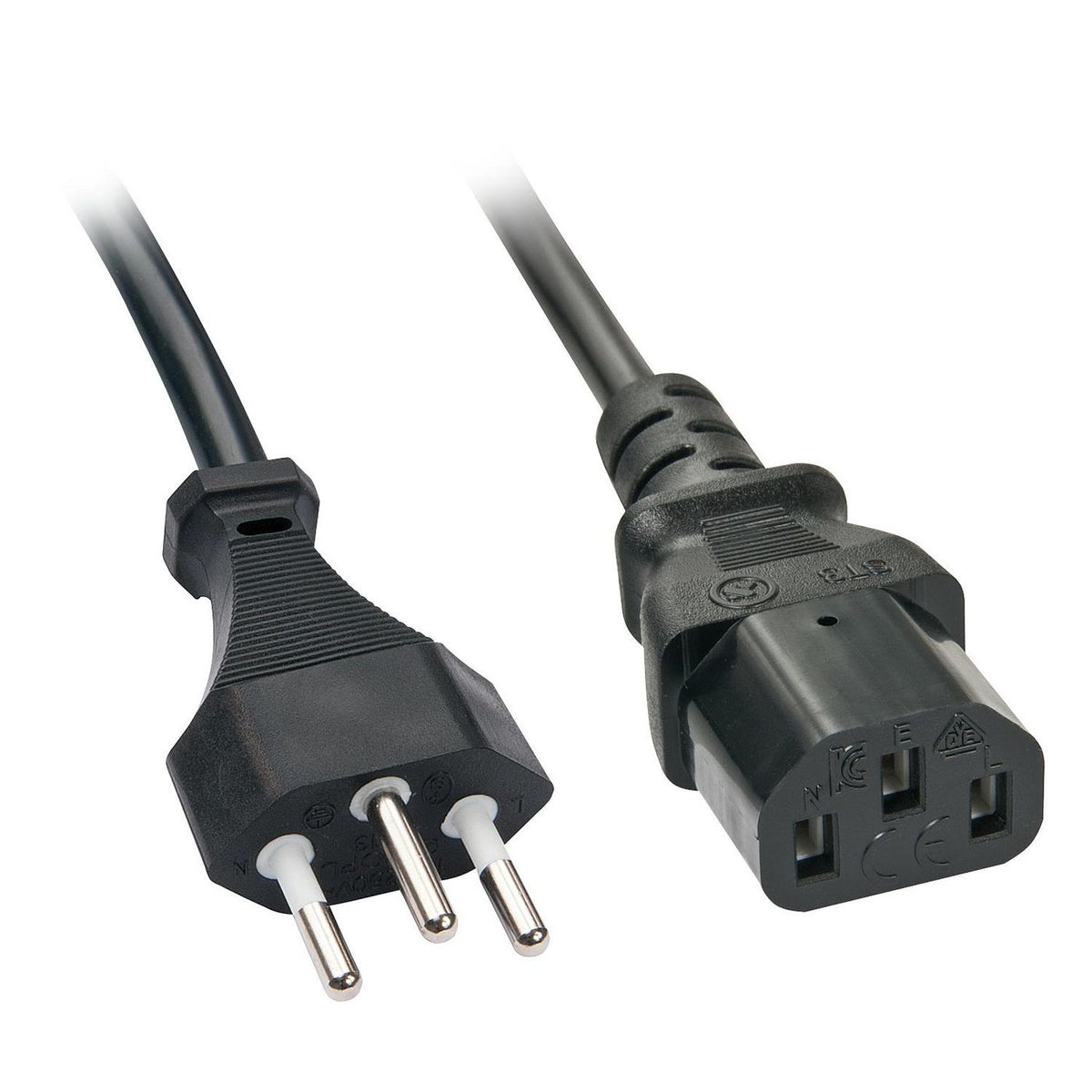 Lindy 30417 cable de transmisión Negro 2 m C13 acoplador