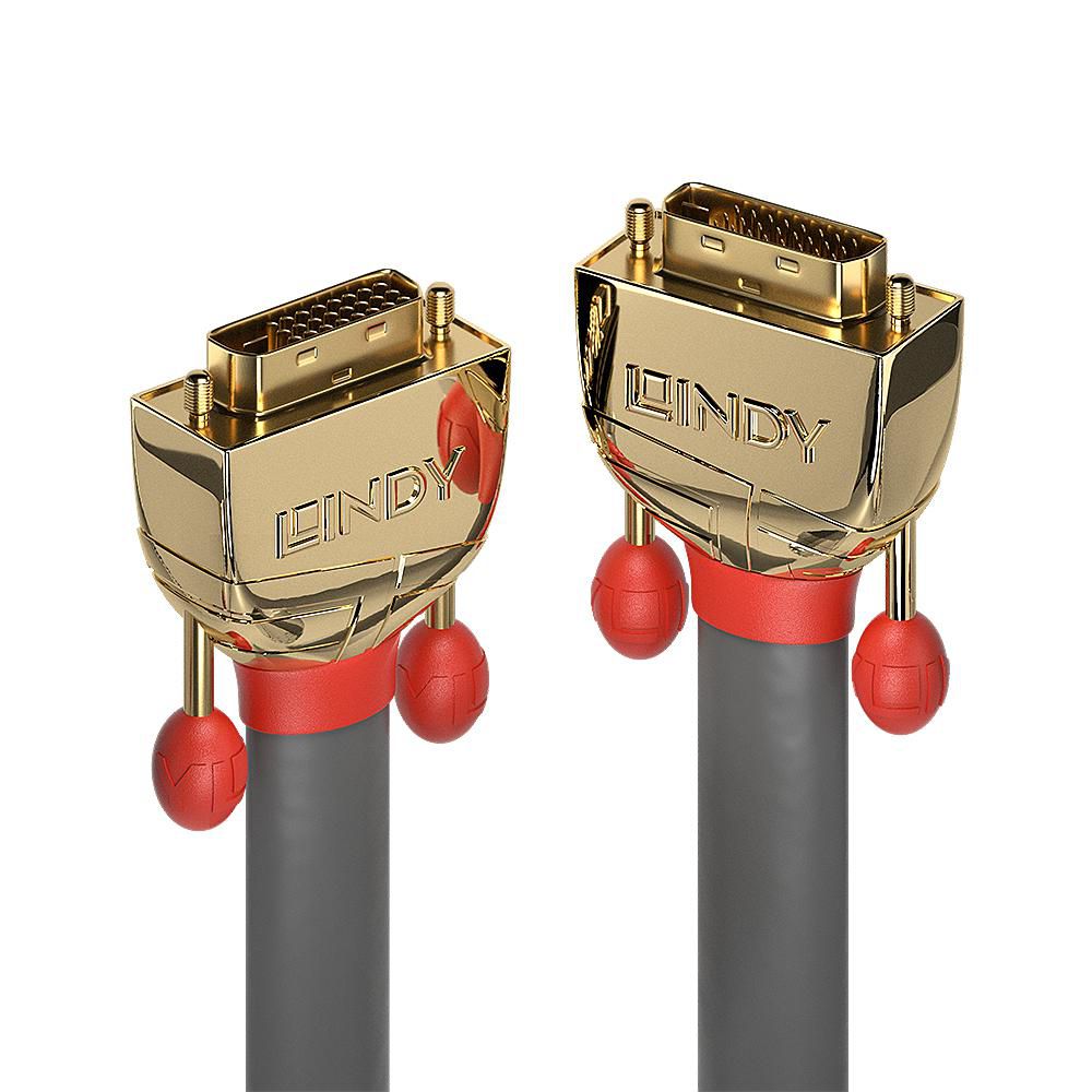 Lindy 36208 cable DVI 20 m DVI-D Gris