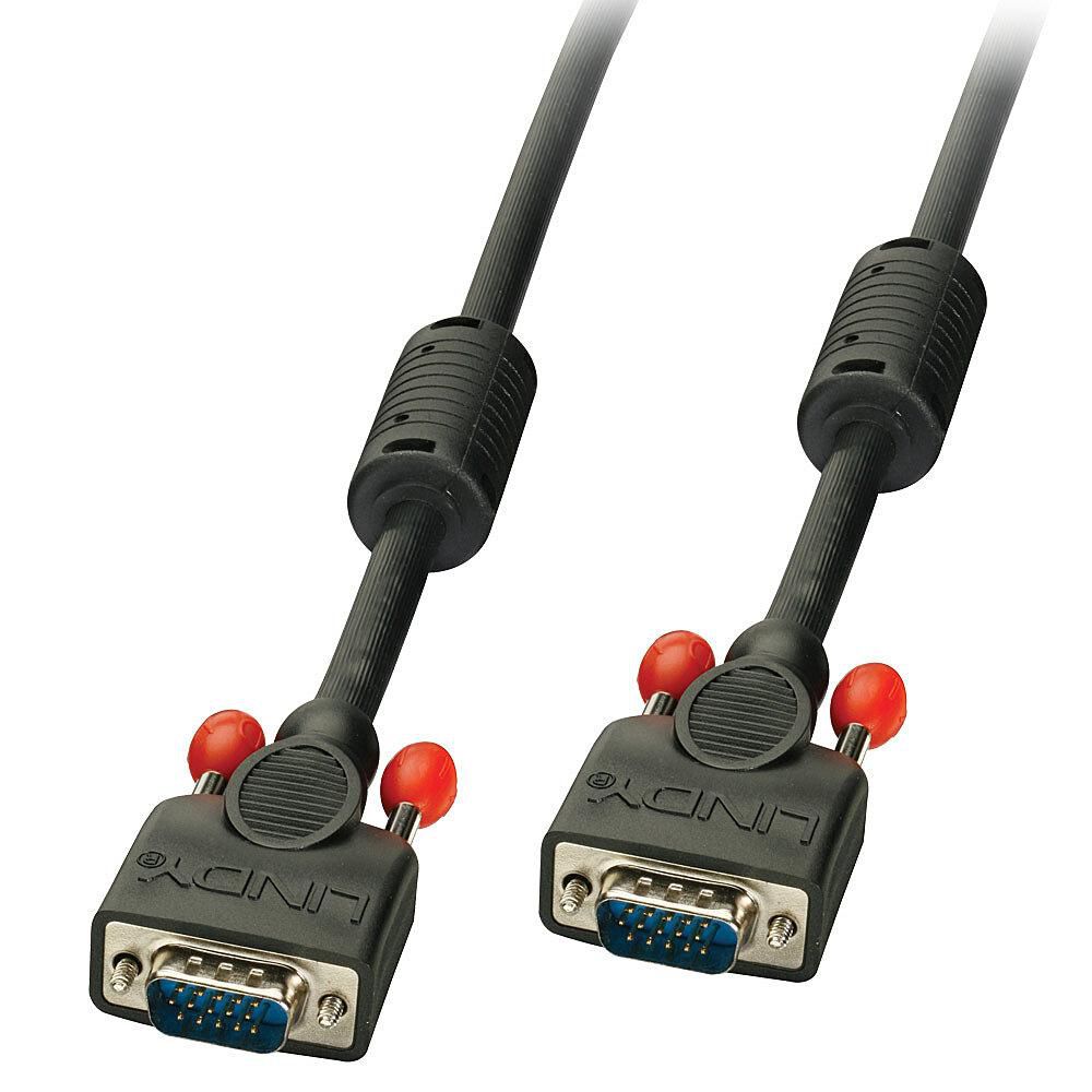 Lindy 36372 cable VGA 1 m VGA (D-Sub) Negro