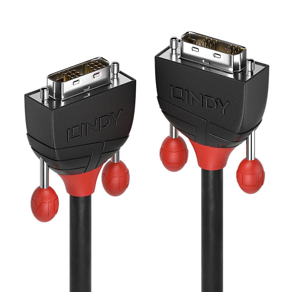 Lindy 36255 cable DVI 1 m DVI-D Negro