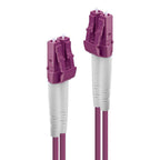 Lindy 46343 Cable de fibra óptica e InfiniBand 5 m LC Rosa