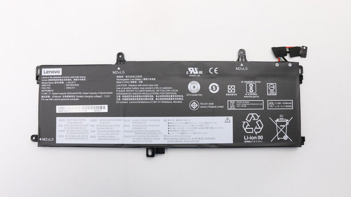 Lenovo 57Wh Internal Lithium-Ion FRU02DL011