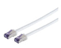 Lanview LVN-CAT6A-FLEX-25CMWH cable de red Blanco 0,25 m S/FTP (S-STP) Alrededor