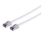 Lanview LVN-CAT6A-FLEX-25CMWH cable de red Blanco 0,25 m S/FTP (S-STP) Alrededor