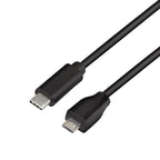 LogiLink CU0197 cable USB USB 2.0 1 m USB C Micro-USB B 0,48 Gbit/s Negro