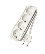 Microconnect GRUELU4H025 base múltiple 5 m 3 salidas AC Blanco