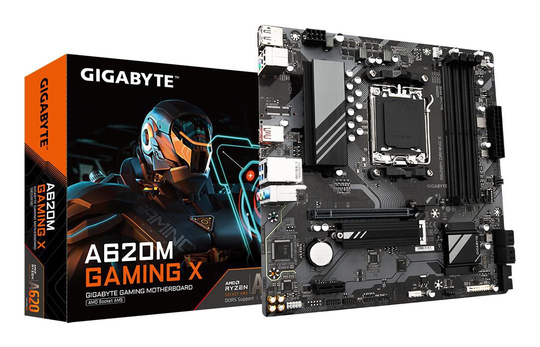 GIGABYTE A620M GAMING X placa base AMD A620 Zócalo AM5 micro ATX