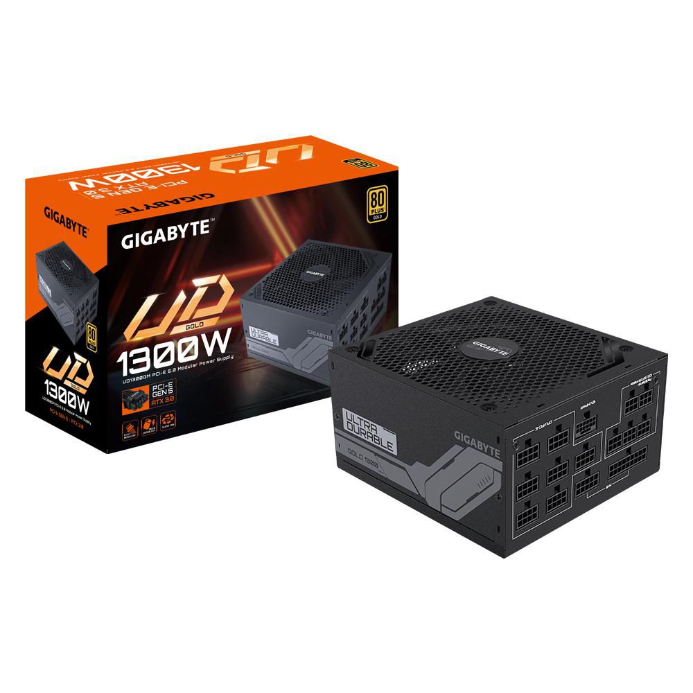 GIGABYTE UD1300GM PG5 unidad de fuente de alimentación 1300 W 20+4 pin ATX ATX Negro