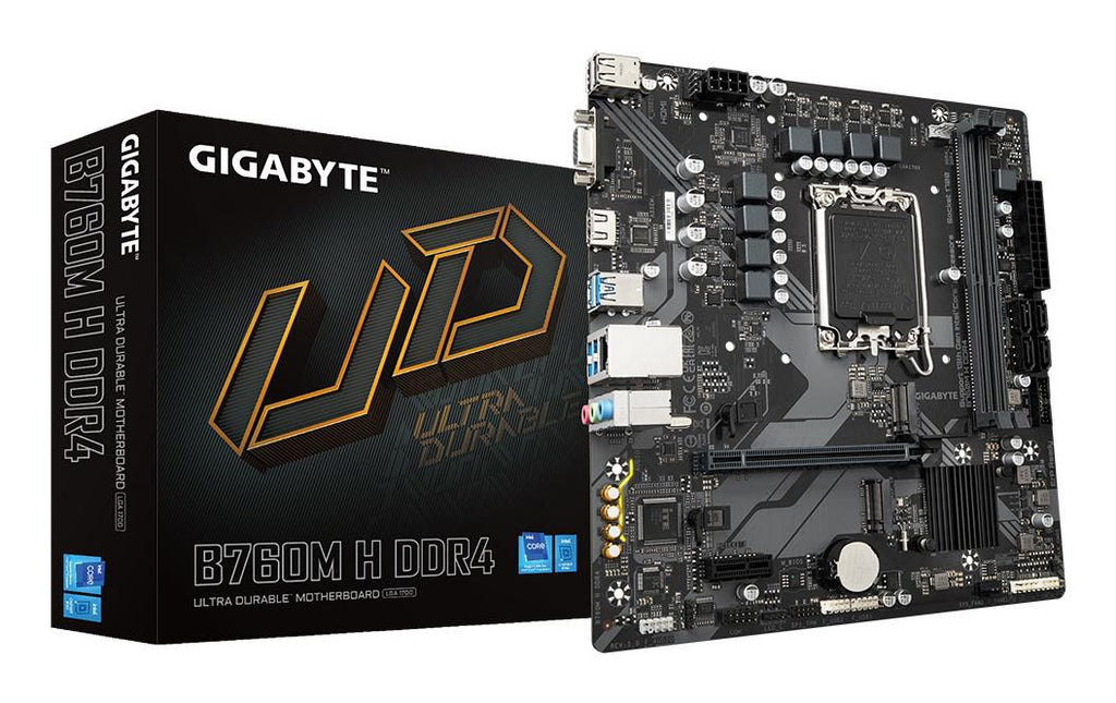 GIGABYTE B760M H DDR4 placa base Intel B760 Express LGA 1700 micro ATX