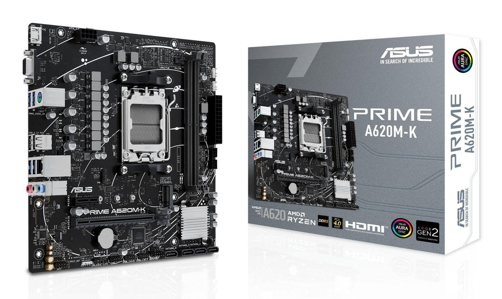 ASUS PRIME A620M-K AMD A620 Zócalo AM5 micro ATX