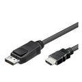 Techly ICOC-DSP-H-010 adaptador de cable de vídeo 1 m DisplayPort HDMI tipo A (Estándar) Negro