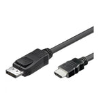 Techly ICOC-DSP-H-010 adaptador de cable de vídeo 1 m DisplayPort HDMI tipo A (Estándar) Negro