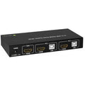 Techly IDATA-KVM-HDMI2U interruptor KVM Negro