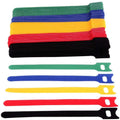 Techly 109528 presilla Soporte de sujeción de cables Velcro Multicolor 10 pieza(s)