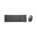 DELL KM7120W teclado Ratón incluido Oficina RF Wireless + Bluetooth QWERTZ Checa, Eslovaco Gris, Titanio