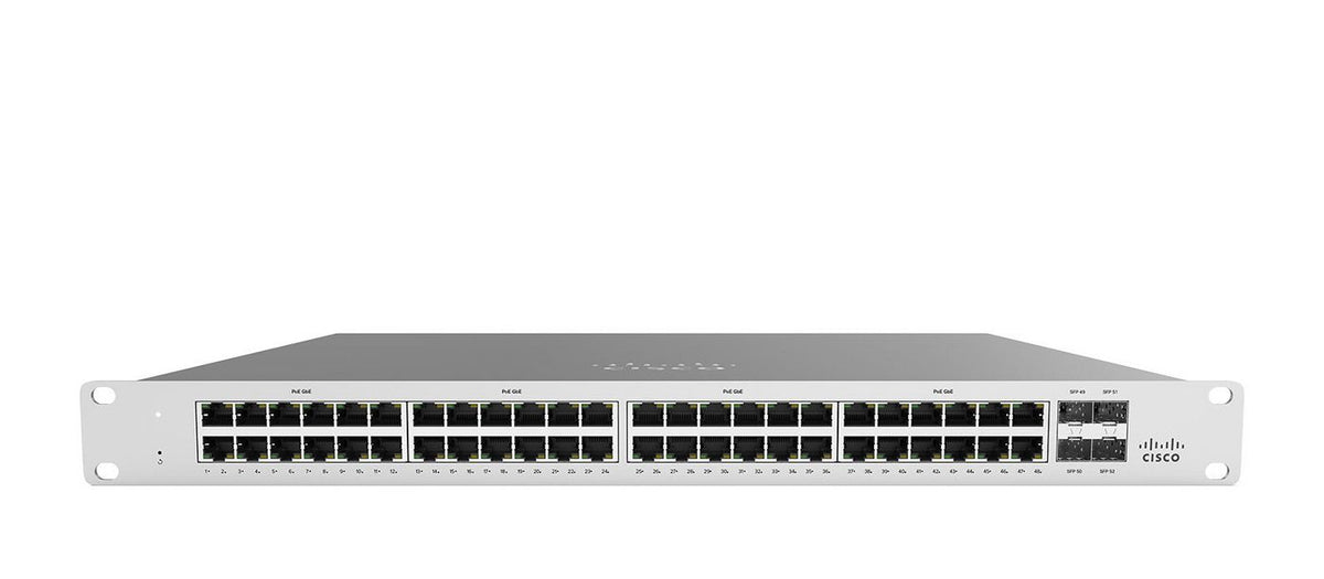 Cisco Meraki L2 Cld Managed 48x MS120-48LP-HW-RFB – Reacondicionado