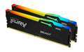 Memoria RAM Kingston FURY Beast 2 x 8GB/ DDR5/ 5600MHz/ 1.25V/ CL40/ DIMM