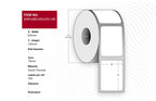 Capture SHIPLABEL102X192-C76 etiqueta de impresora Blanco