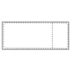 Capture SHIPLABEL105X251-C76R etiqueta de impresora Blanco
