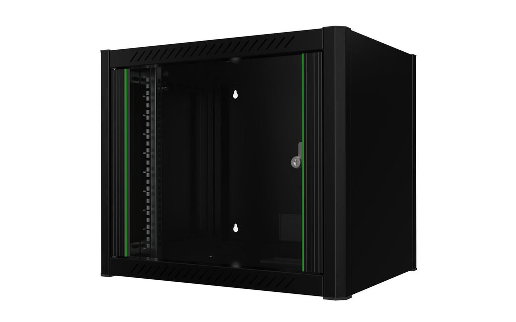 Lanview RWM09U45BL armario rack 9U Bastidor de pared Negro