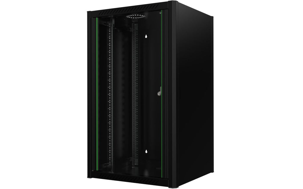 Lanview RWM20U56BL armario rack 20U Bastidor de pared Negro