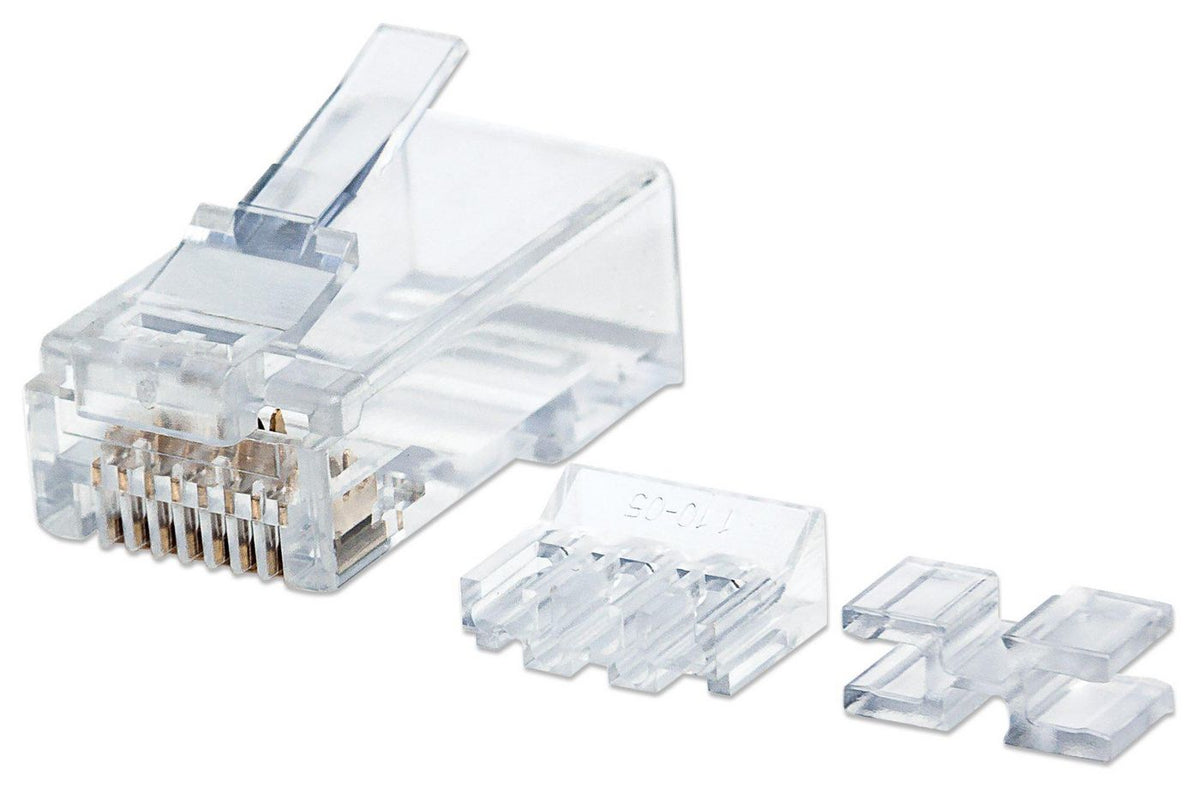 Intellinet 790536 conector RJ45 Transparente