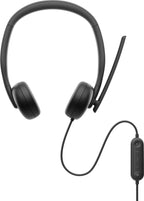 DELL WH3024 Alámbrico Diadema Oficina/Centro de llamadas USB Tipo C Negro