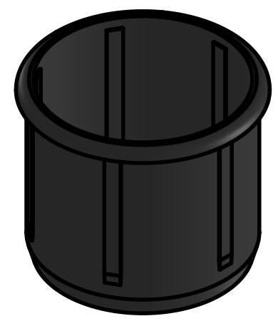 Ergonomic Solutions Plastic Anti-Wobble sleeve, SP1-P22112-02
