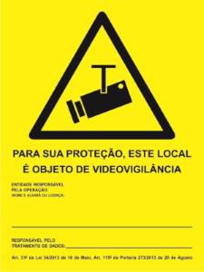 GO 150X200 CCTV SIGN (TO BE VE7001 150X200