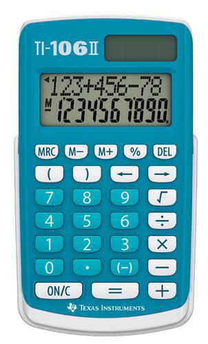 Texas Instruments Ti 106-Ii Calculator Pocket TI-106 II