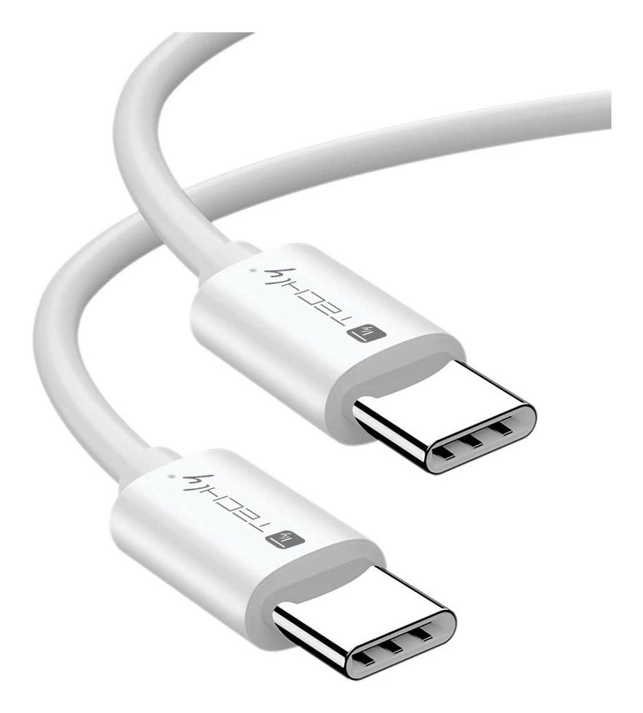 Techly ICOC-MU4-40G240W1 cable USB USB4 Gen 3x2 1 m USB C 40 Gbit/s 240 W Blanco