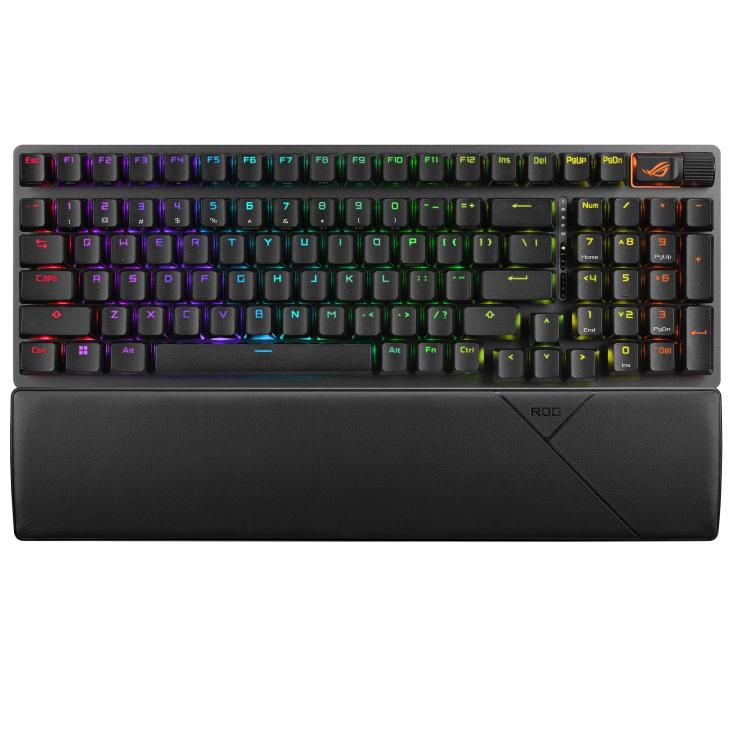 ASUS ROG Strix Scope II 96 Wireless teclado Juego USB + RF Wireless + Bluetooth AZERTY Francés Negro
