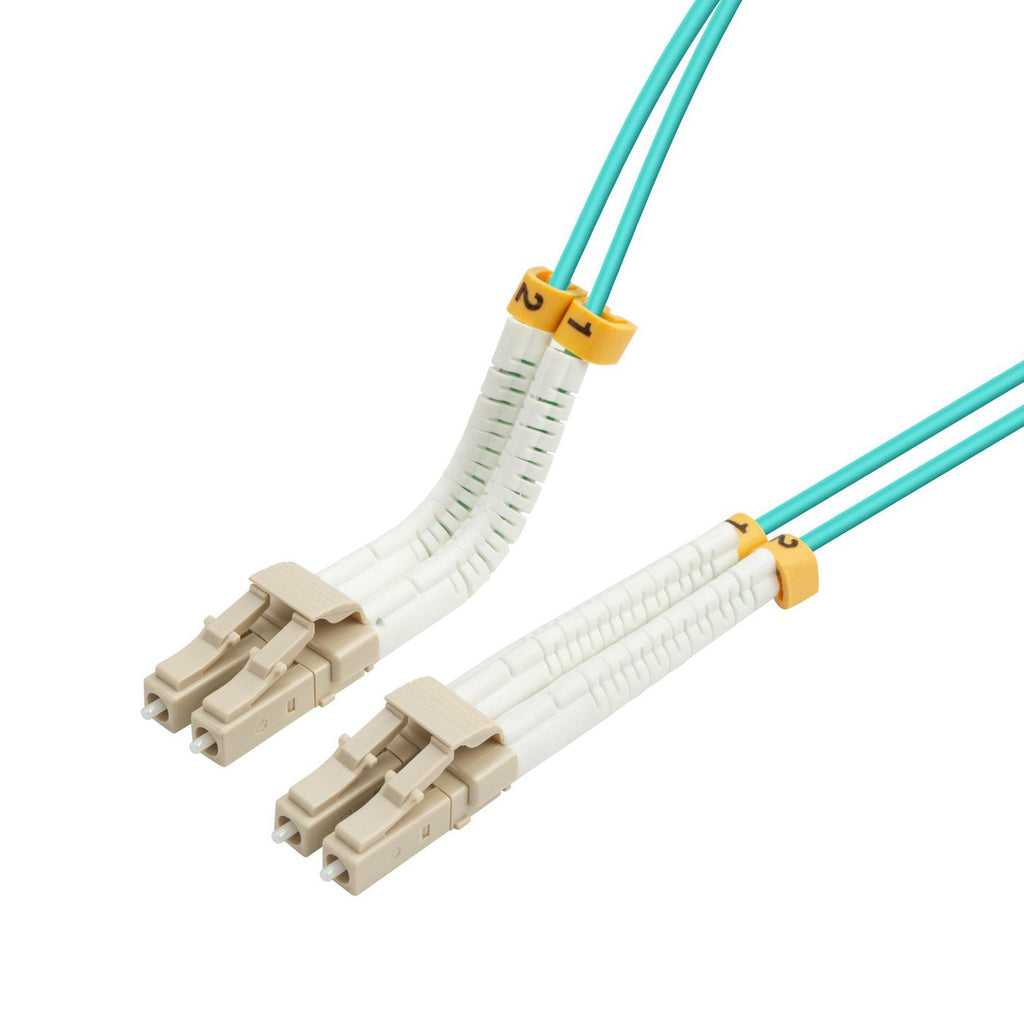 Lanview LVO231301-FLEX Cable de fibra óptica e InfiniBand 2 m LC Color aguamarina