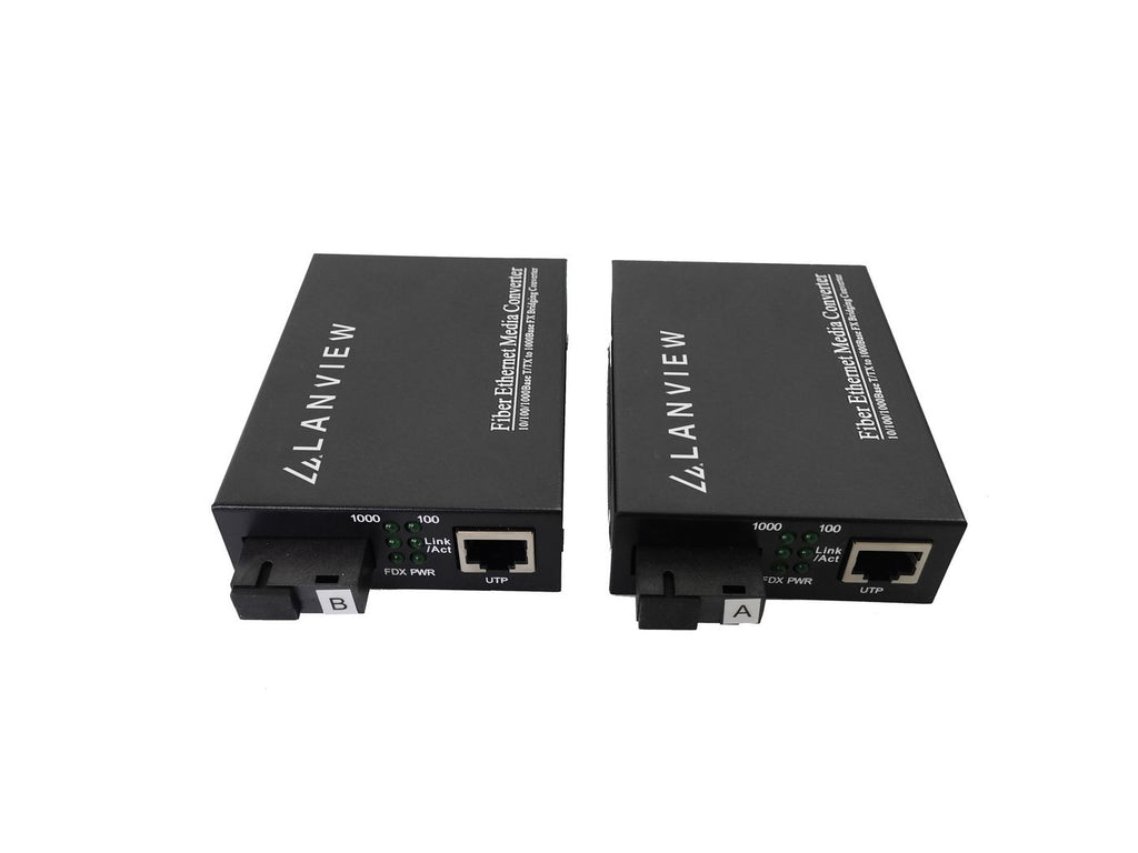 Lanview LVN-MED-SC-1000BASE-X-2 convertidor de medio Monomodo